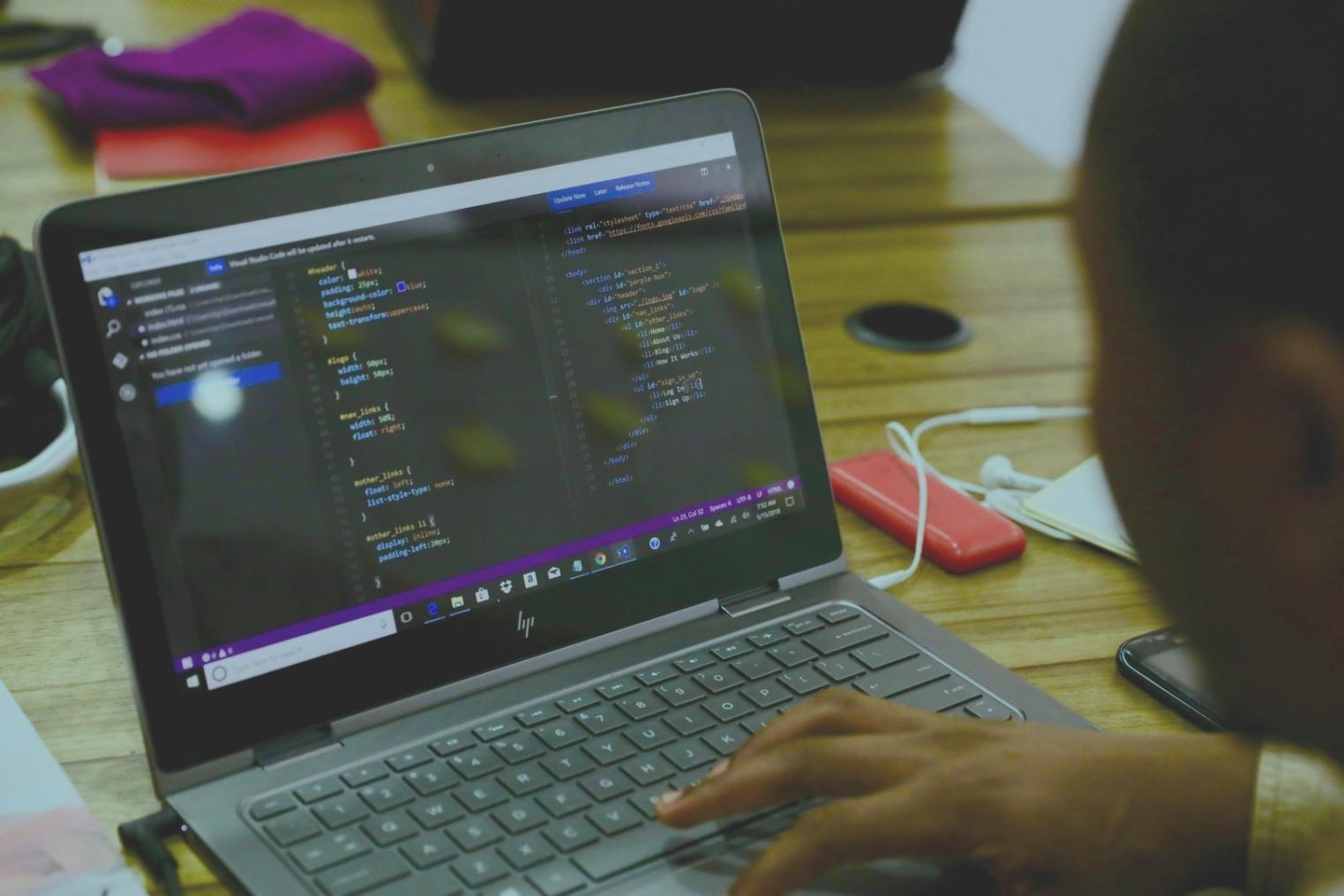 Development team working on NFT marketplace implementation and testing